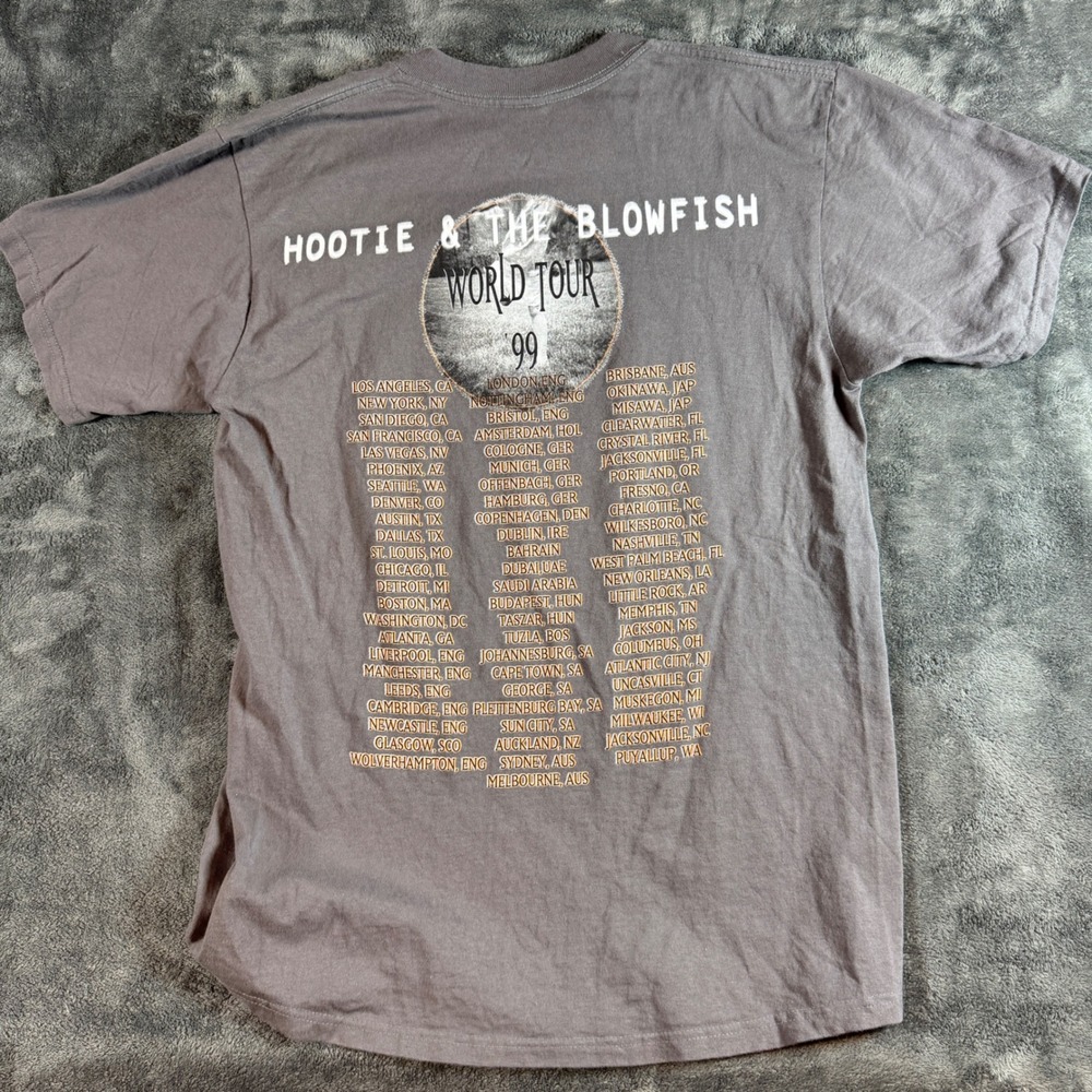 Vintage Hootie & the Blowfish Large T-Shirt 1998 Musical Chairs World Tour 99 - Picture 5 of 7